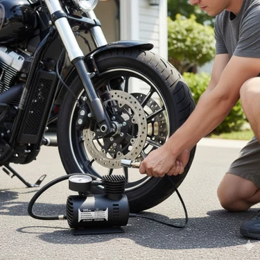 Buffer® 300 Psı Güçlü Taşınabilir Hava Kompresörü–araba, Motosiklet, Bisiklet ve Top Şişirme Için