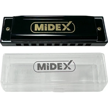 Midex HN-10BK Siyah Örf Aletleri 10 Delikli Mızıka Do