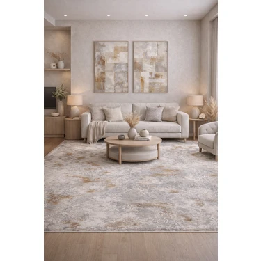 Babil Home Kaymaz Tabanlı Kesme  Salon Koridor Mutfak Yatak Odası Halısı 6018
