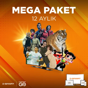 D-Smart GO Mega 12 Aylık Dijital Abonelik