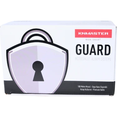 Knmaster Guard Motosiklet Alarm Sistemi 120 dB Ses Gücü Suya Dayanıklı Yüksek