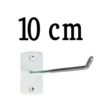 Gri Dekor 20 Adet 10 cm Duvara ve Suntaya Monte Kanca, Monteli Kanca Askı, Aksesuar, Bijuteri
