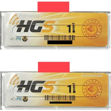 Hgs Etiketi Kabı / Şeffaf Yapıştırmalı Sert Plastik Hgs Koruyucu / Cama Takmatik Aparatı 2