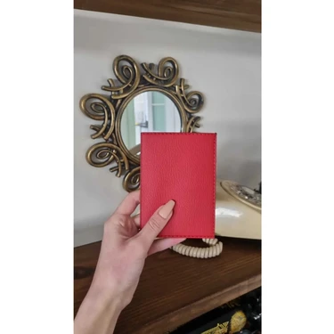 Efe Deri Deri Dikişli Oto Ruhsat Kılıfı Ruhsat Kabı Araç Ruhsat
