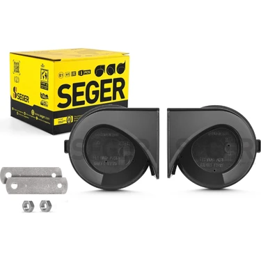 Seger Elektromanyetik Mega Dadat Korna Seti 65HO12.000.02K – Türkiye Üretimi, 118 dB Güçlü ve Net