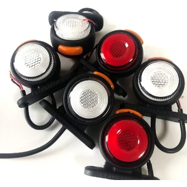 Neon Ledli Takoz Lamba 12-24 Volt Kırmızı-Beyaz 2