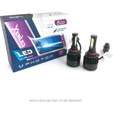 Photon Duo Led Xenon Far Ampulu  H1 / H3 / H4 / H7 / H10 / H11/ H27 / 9005 /
