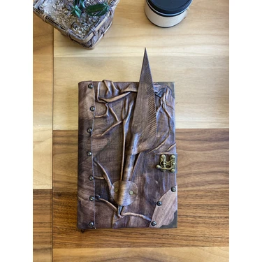 Good Time El Yapımı Anı Hatıra Defteri Kalemlik 24,5x17 cm 10 Adet Otantik Deri
