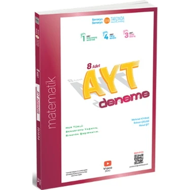ÜçDörtBeş Yayınları AYT Matematik 8 li