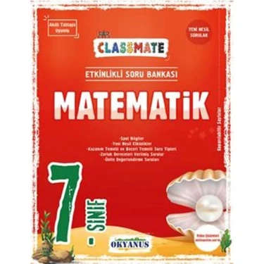 Okyanus 7.sınıf Classmate Matematik Soru