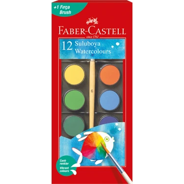Faber-Castell Suluboya 12 Renk Küçük