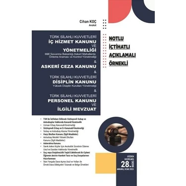 Türk Silahlı Kuvvetleri Iç Hizmet Kanunu ve Yönetmeliği Cihan Koç