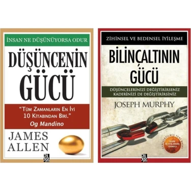 Bilinçaltının Gücü ve Düşüncenin Gücü - Joseph Murphy 2 Kitap Seti Ciltsiz 330
