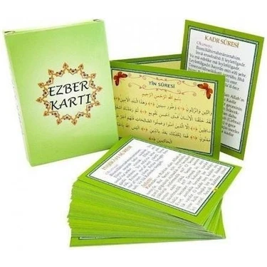Ezber Kartları - Selam