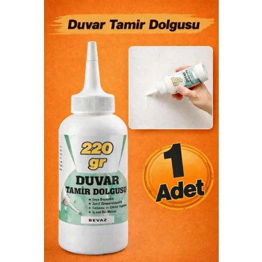 Karapolat Duvar Tamir Dolgu Macunu Beyaz Macun  Hazır Beyaz Pratik Duvar Tamir Macunu