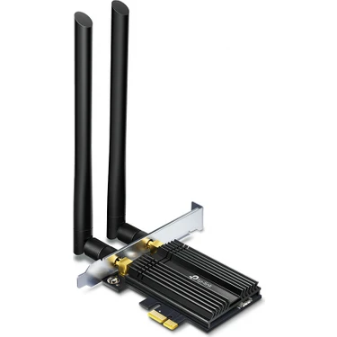 TP-Link Archer TX50E | Wi-Fi 6 & Bluetooth 5.0 PCIe Adaptör | AX3000 Mbps | İki Anten | 1024-QAM |