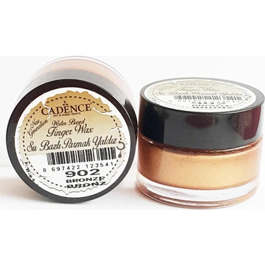 Cadence Parmak Yaldız Boya 20 ml - Bronz