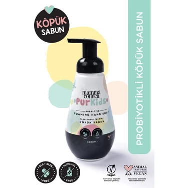 MammaComica Dough Mammacomica Dough Purkids Prebiotikli Vegan Köpük El Sabun 400