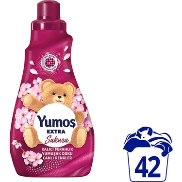 Yumoş Extra Konsantre Çamaşır Yumuşatıcı Sakura 1008 ml 42