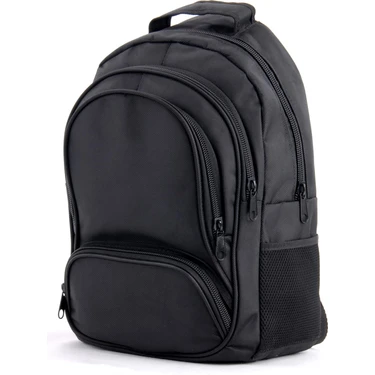 Güneş 1010 Kalın Kumaş Siyah Okul Sırt Çantası 40 x 30 x 15 cm Unisex Kullanım