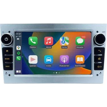Bawerlink Noiser Opel Sılver 7 Inch Hıgh/st - Astra H - Corsa D - Vectra C - Combo - Zafıra 4 GB