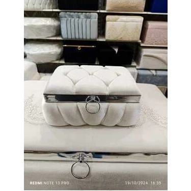 Rose Bride Gelin Çeyiz Makyaj Sandığı Kişiselleştirilebilir Şık Tasarım Kadife