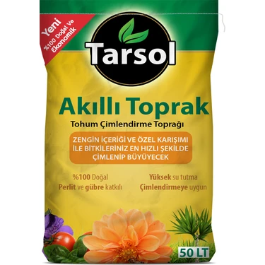 Tarsol Akıllı Toprak Torf 50 L. Ekonomik