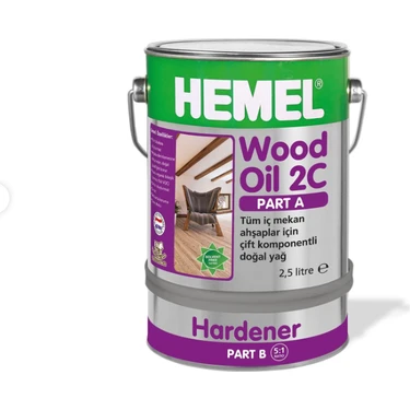 Hemel Wood Oil 2c Çift Komponentli Doğal