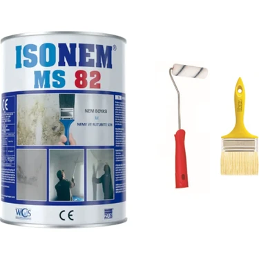 Isonem Ms 82 Nem Rutubet Boyası 5 kg Epoksi Rulo + Kestirme