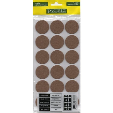 Hamadex Yapışkanlı Zemin Koruyucu Keçesi 35 mm ( 18 Li Paket ) Masa Sandalye Koltuk Sehpa Parke