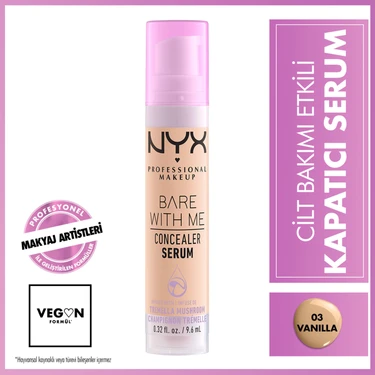 NYX Professional Makeup Bare With Me Kapatıcı Serum 03 Vanilla
