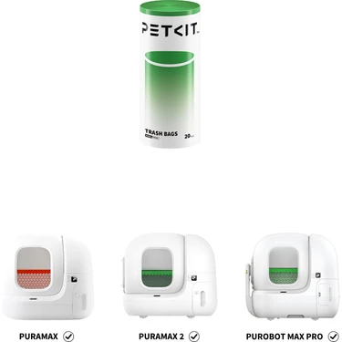 Petkit Pura Max, Max2 ve Max Pro Modelleri Için Dayanıklı Çöp