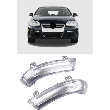 Volkswagen Jetta 2006-2010 Uyumlu Ayna Sinyali Sağ + Sol Takım 2 Adet 1K0949102