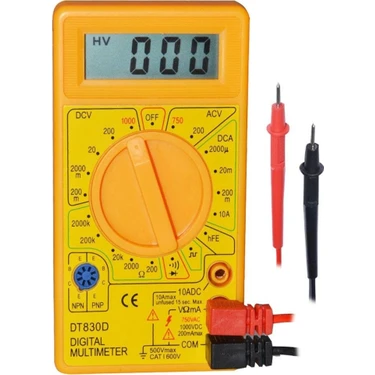 Komponentci DT830D Dijital Ölçü Aleti