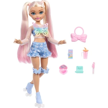 Barbie Dream Besties Paten Partisi Malibu Bebek ve Aksesuarları