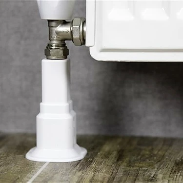 PartiAsya 10 Adet  Beyaz Petek Radyatör Ayarlı Boru Gizleme Ayağı 14 cm 20 cm 6 cm