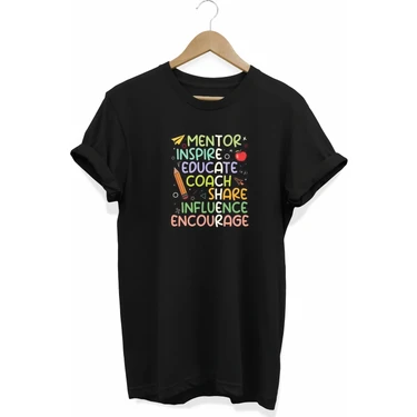 Beta Moda Hub 24 Kasım Öğretmenler Günü Baskılı T-Shirt -