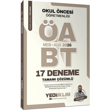 Yediiklim 2026 Meb Ags Öabt Okul Öncesi Öğretmenliği Tamamı Çözümlü 17