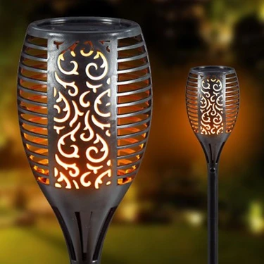 Alev Efektli Solar Bahçe Lambası