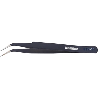 Wellhise St-15 Antistatik Eğri Uç Tweezers