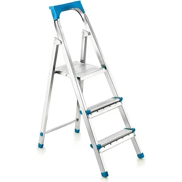 Pileli Store 2+1basamaklı Metal Merdiven Y: 60CM - 120KG.TAŞIMA Kapasitesi