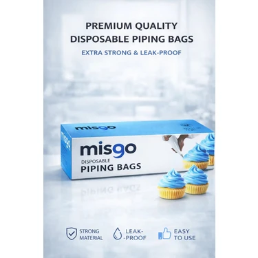 Dekamis Misgo Krema Sıkma Torbası (Medium) 72 Adet / 24x51 cm Premium Kalite