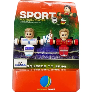 Desktop Games Bas-Döndür Mini Masaüstü Futbol Oyunu – Çift Sporcu