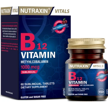 Nutraxin B12 Vitamin 1000 Mg 60