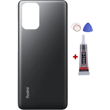 Yedcom Xiaomi Redmi Note 10 Pro Siyah Arka Kapak Batarya Kapağı Pil Kapağı Yapışkan Ve Sökme