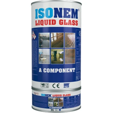 İsonem Liquid Glass 4 kg Şeffaf Sıvı Cam Su Yalıtımı ve Zemin Kaplama Özelliği ile Balkon Teras