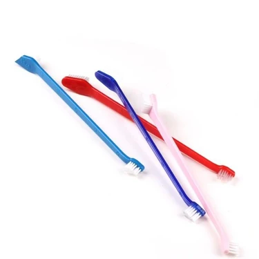 Topdan Plastik Köpek Diş Fırçası 4