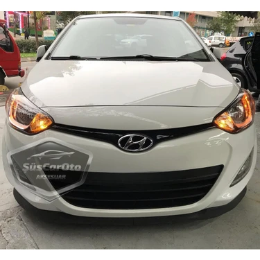Hyundai I20 2008-2014 Uyumlu Üniversal Astra H Lip Esnek Ön Lip 2 Parça Tampon Altı Dil Karlık Ön