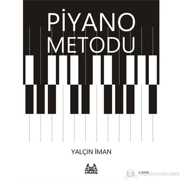 Arkadaş Yayınları Piyano Metodu - Yalçın İlman 152 Sayfa
