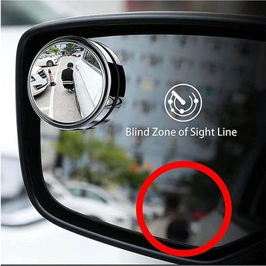 Kör Nokta Ayna Seti 2'li Araç 360° Oynar Oto Kör Nokta Aynası Dikiz Arka Yan Görüş Güvenlik
